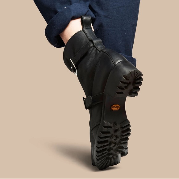 Breaking Hearts & Burning Rubber Leather Moto Boot - Picture 14 of 14